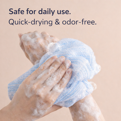 Soft Exfoliating Antibacterial Shower Towel