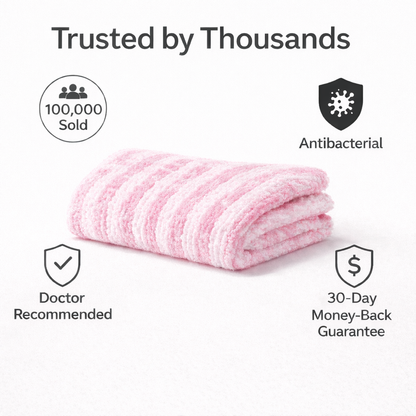 Soft Exfoliating Antibacterial Shower Towel